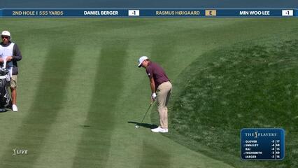 Rasmus Hojgaard | Round 1 | 2nd hole | Shot 3 | 2025 THE PLAYERS