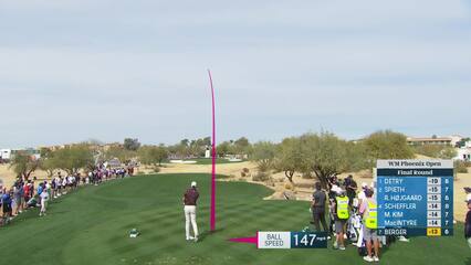 Daniel Berger | Round 4 | 7th hole | Shot 1 | 2025 WM Phoenix Open