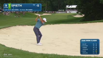Jordan Spieth | Round 3 | 9th hole | Shot 2 | 2026 John Deere