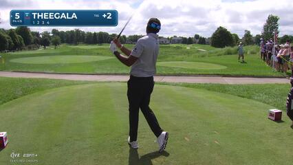 Sahith Theegala | Round 1 | 5th hole | Shot 1 | 2025 3M Open