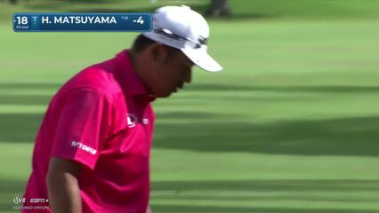 Hideki Matsuyama | Round 3 | 18th hole | Shot 3 | 2025 Sony Open