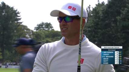 Adam Scott | Round 1 | 14th hole | Shot 2 | 2025 Baycurrent