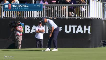 Billy Horschel | Round 2 | 18th hole | Shot 4 | 2025 Bank of Utah