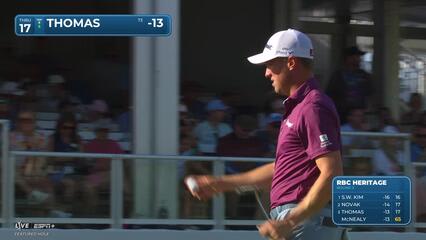 Justin Thomas | Round 3 | 17th hole | Shot 3 | 2025 RBC Heritage