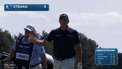 Sepp Straka | Round 1 | 8th hole | Shot 3 | 2025 Genesis Scottish Open