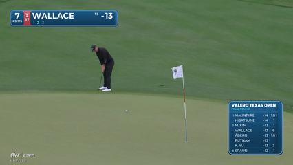 Matt Wallace | Round 4 | 7th hole | Shot 3 | 2026 Valero