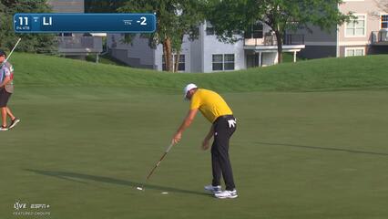 Haotong Li | Round 2 | 11th hole | Shot 5 | 2025 3M Open