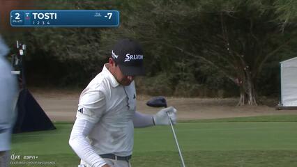 Alejandro Tosti | Round 2 | 2nd hole | Shot 1 | 2025 Mexico Open