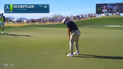 Scottie Scheffler | Round 3 | 4th hole | Shot 3 | 2026 WM Phoenix Open