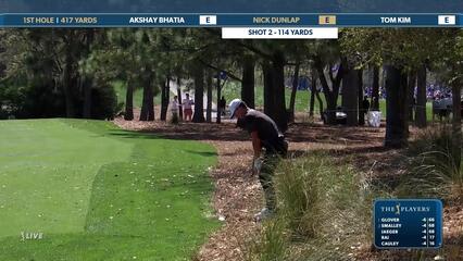 Nick Dunlap | Round 1 | 1st hole | Shot 2 | 2025 THE PLAYERS