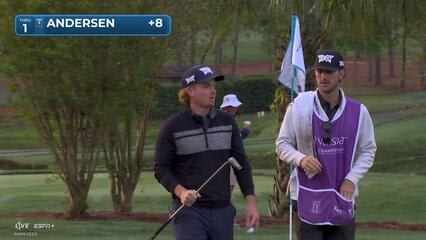 Mason Andersen | Round 4 | 1st hole | Shot 5 | 2025 Valspar