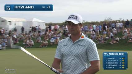 Viktor Hovland | Round 1 | 10th hole | Shot 5 | 2026 WM Phoenix Open
