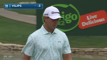 Karl Vilips | Round 1 | 18th hole | Shot 5 | 2025 THE CJ CUP