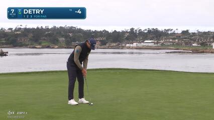 Thomas Detry | Round 1 | 7th hole | Shot 3 | 2025 AT&T Pebble Beach