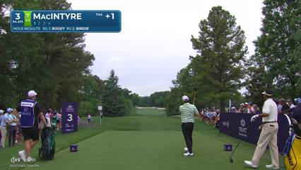 Robert MacIntyre | Round 3 | 3rd hole | Shot 1 | 2026 Truist Championship