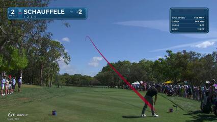Xander Schauffele | Round 1 | 2nd hole | Shot 1 | 2025 Valspar