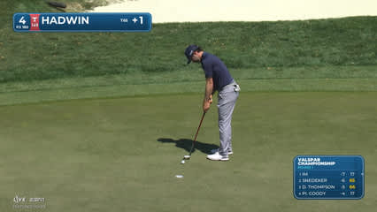 Adam Hadwin | Round 1 | 4th hole | Shot 3 | 2026 Valspar