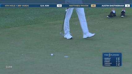 Matthieu Pavon | Round 1 | 4th hole | Shot 4 | 2026 THE PLAYERS