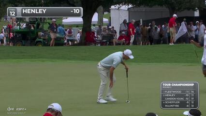 Russell Henley | Round 2 | 12th hole | Shot 4 | 2025 TOUR Championship
