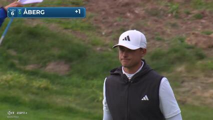 Ludvig Åberg | Round 1 | 15th hole | Shot 3 | 2025 AT&T Pebble Beach