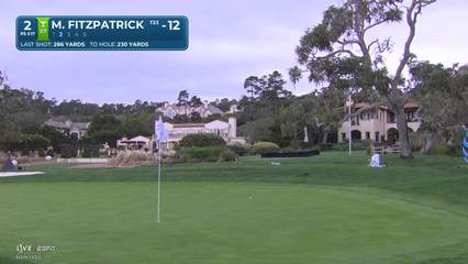Matt Fitzpatrick | Round 4 | 2nd hole | Shot 2 | 2026 AT&T Pebble Beach