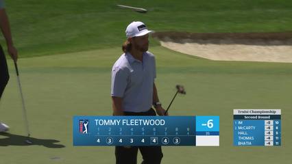 Tommy Fleetwood | Round 2 | 8th hole | Shot 3 | 2026 Truist Championship