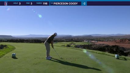 Pierceson Coody | Round 2 | 3rd hole | Shot 1 | 2025 Bank of Utah