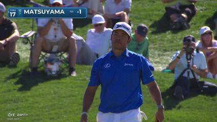 Hideki Matsuyama | Round 1 | 8th hole | Shot 5 | 2025 WM Phoenix Open