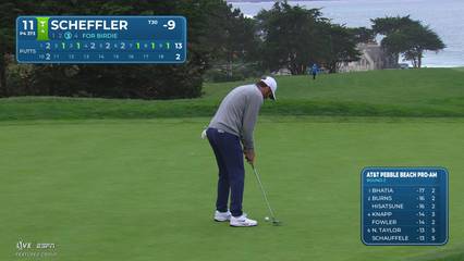 Scottie Scheffler | Round 3 | 11th hole | Shot 4 | 2026 AT&T Pebble Beach