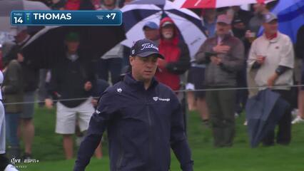 Justin Thomas | Round 2 | 14th hole | Shot 3 | 2025 the Memorial