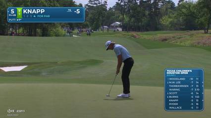Jake Knapp | Round 2 | 5th hole | Shot 4 | 2026 Texas Children's