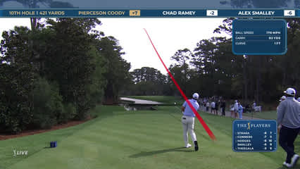 Pierceson Coody | Round 2 | 10th hole | Shot 1 | 2026 THE PLAYERS
