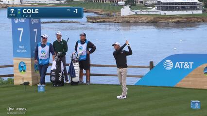 Eric Cole | Round 1 | 7th hole | Shot 1 | 2025 AT&T Pebble Beach