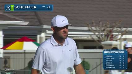Scottie Scheffler | Round 3 | 12th hole | Shot 3 | 2026 Arnold Palmer