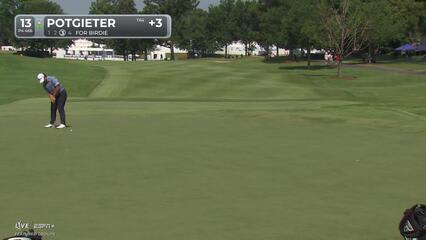 Aldrich Potgieter | Round 2 | 13th hole | Shot 4 | 2025 FedEx St. Jude