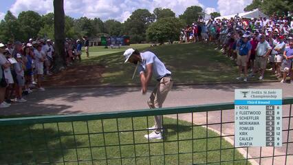 Akshay Bhatia | Round 3 | 9th hole | Shot 3 | 2025 FedEx St. Jude