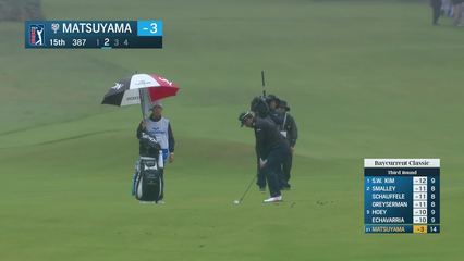 Hideki Matsuyama | Round 3 | 15th hole | Shot 2 | 2025 Baycurrent