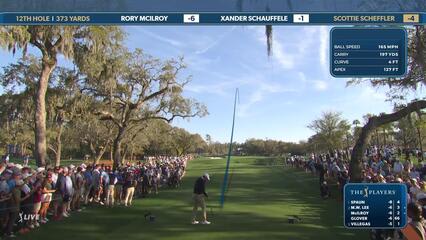 Scottie Scheffler | Round 2 | 12th hole | Shot 1 | 2025 THE PLAYERS