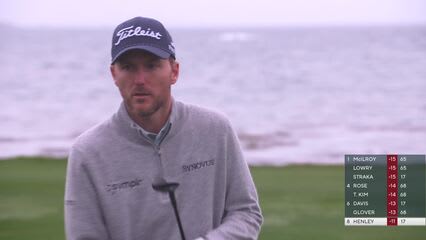 Russell Henley | Round 3 | 18th hole | Shot 2 | 2025 AT&T Pebble Beach