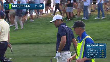 Scottie Scheffler | Round 1 | 9th hole | Shot 2 | 2026 WM Phoenix Open