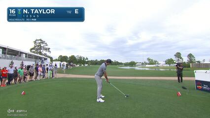 Nick Taylor | Round 2 | 16th hole | Shot 1 | 2025 Houston Open