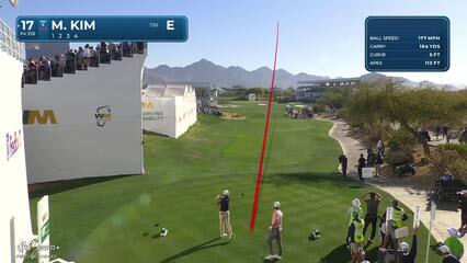 Michael Kim | Round 1 | 17th hole | Shot 1 | 2025 WM Phoenix Open