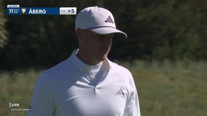 Ludvig Åberg | Round 1 | 11th hole | Shot 4 | 2024 The RSM Classic