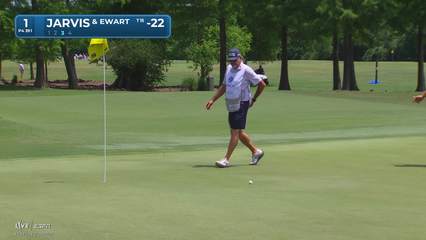 Casey Jarvis | Round 4 | 1st hole | Shot 3 | 2026 Zurich Classic