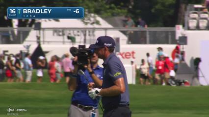 Keegan Bradley | Round 3 | 16th hole | Shot 2 | 2025 Rocket Classic