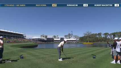 Max Homa | Round 1 | 17th hole | Shot 1 | 2025 THE PLAYERS