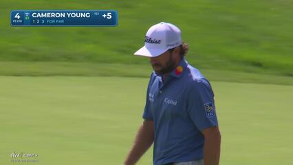 Cameron Young | Round 3 | 4th hole | Shot 4 | 2025 the Memorial