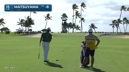 Hideki Matsuyama | Round 3 | 13th hole | Shot 3 | 2026 Sony Open