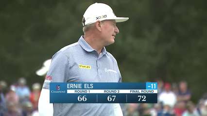 Ernie Els | Round 3 | 18th hole | Shot 5 | 2025 Dominion