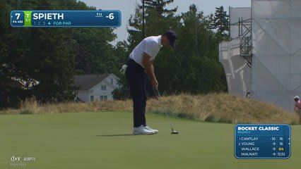 Jordan Spieth | Round 2 | 7th hole | Shot 4 | 2026 Rocket Classic
